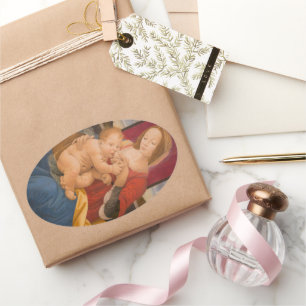 Adesivo Oval Glória ao Divino Peito de Mary Case-Mate iPhon