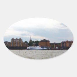 Adesivo Oval Gravesend em Kent.