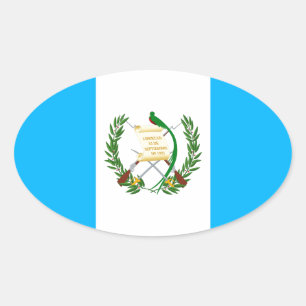 Adesivo Oval Guatemala