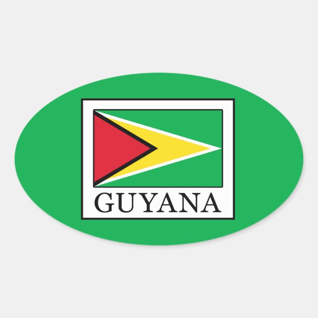 Adesivo Oval Guiana (Frente)