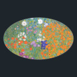 Adesivo Oval Gustav Klimt // Bauerngarten // Jardim Fazenda<br><div class="desc">Gustav Klimt // Bauerngarten // Jardim Fazenda</div>