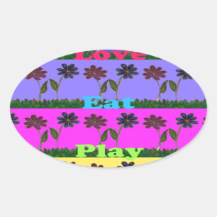 Adesivo Oval Hakuna Matata Love Play.png