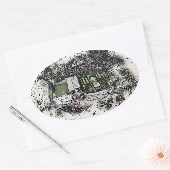 Adesivo Oval Headingley Cricket & Rugby Stadiums, Leeds (Envelope)