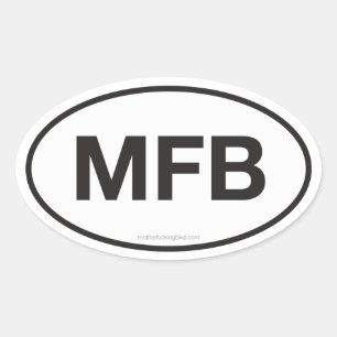 Adesivo Oval Herança de MFB