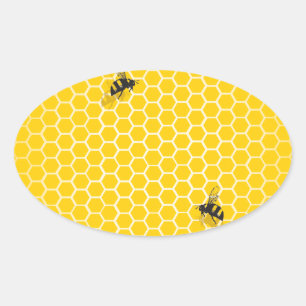 Adesivo Oval Honeycomb