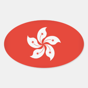 Adesivo Oval Hong Kong