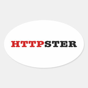 ADESIVO OVAL HTTPSTER