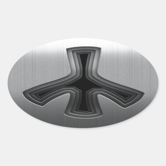 Adesivo Oval Inocente (Frente)