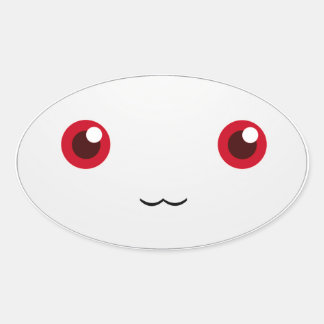 Adesivo Oval Inspirada por Kyubey