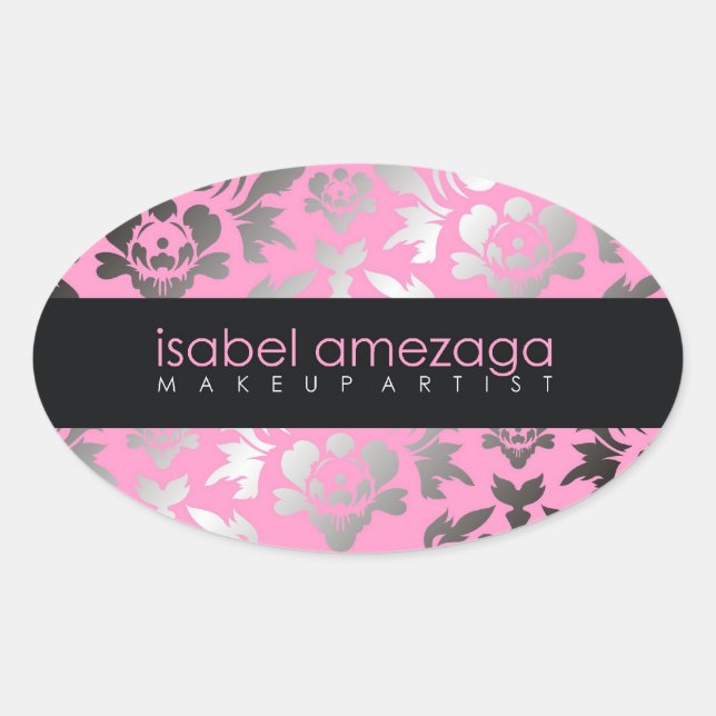 Adesivo Oval Isabel Personalizada 311 (Frente)