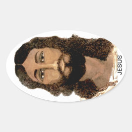 Adesivo Oval Jesus Incontestável
