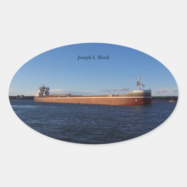 Adesivo Oval Joseph L. Bloqueador (Frente)