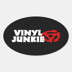 Adesivo Oval Junkie Vinil