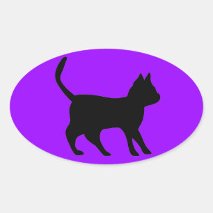 Adesivo Oval Kater Schwarzer