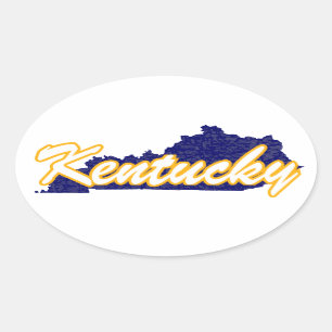 Adesivo Oval Kentucky