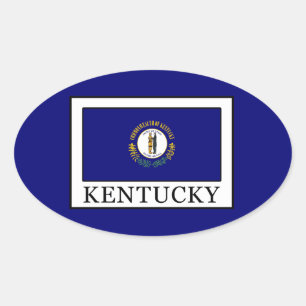 Adesivo Oval Kentucky