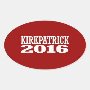 Adesivo Oval Kirkpatrick - Ann Kirkpatrick 2016