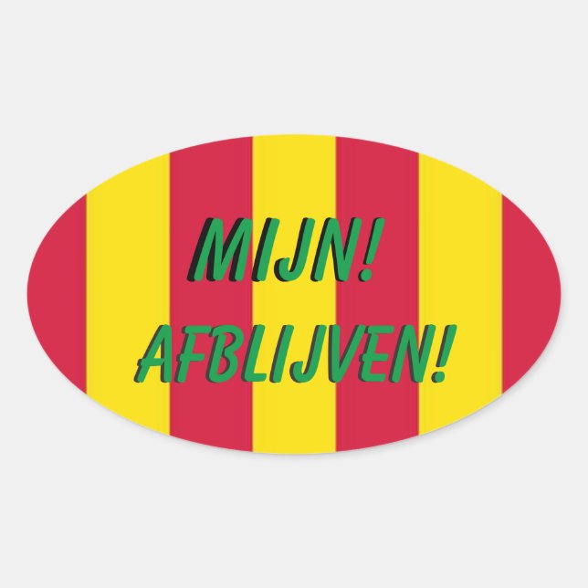 Adesivo Oval Kleurrijke Koffer Sticker (Frente)