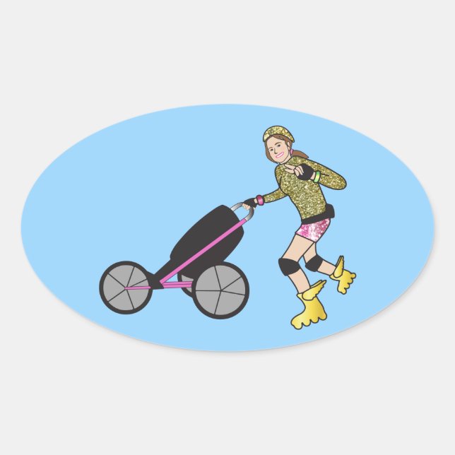Adesivo Oval Lainie Oval Stickers (Frente)