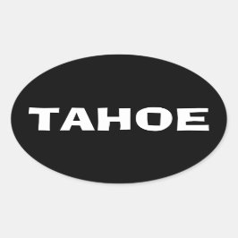 ADESIVO OVAL LAKE TAHOE OVAL BUMPER STICKER