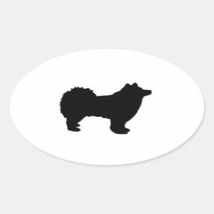 Adesivo Oval lapphund finlandês