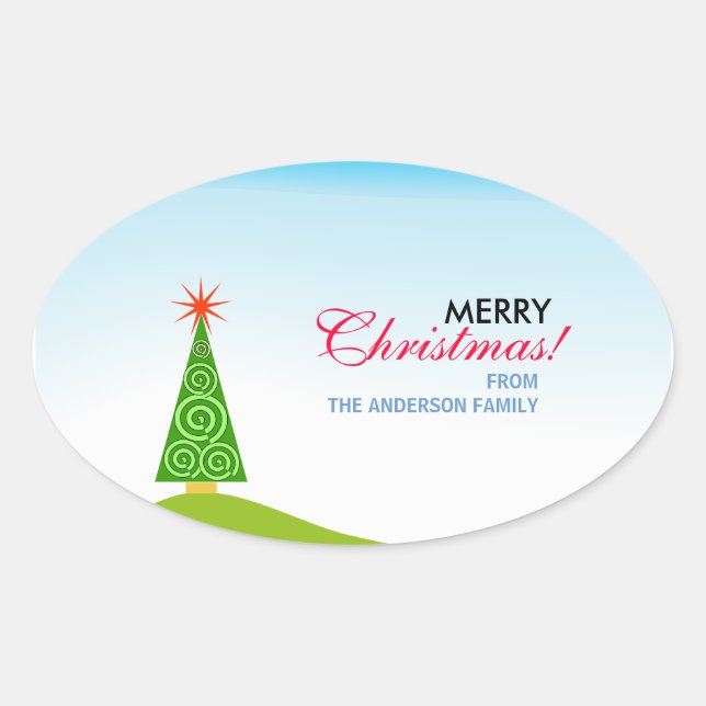 Adesivo Oval Le Sapin (Frente)