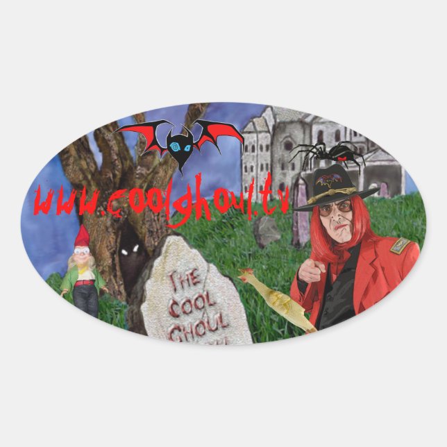 Adesivo Oval Legal Ghoul Stickers (Frente)
