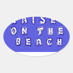 Adesivo Oval Levantada na praia: Memórias da Vida de Serene Bea