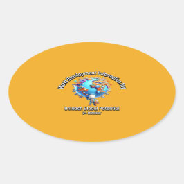 Adesivo Oval Libere Potencial Global. 24 de outubro