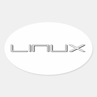 ADESIVO OVAL LINUX