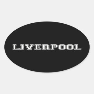 Adesivo Oval Liverpool England