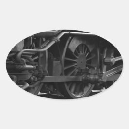 Adesivo Oval Locomotive Mechanical School