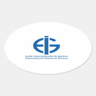 Adesivo Oval Logotipo de Ecolint