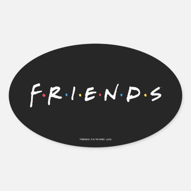 Adesivo Oval Logotipo FRIENDS™ (Frente)