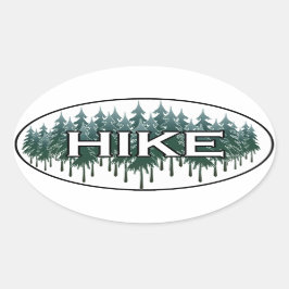 Adesivo Oval Logotipo Oval HIKE