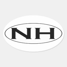 Adesivo Oval Logotipo Oval NH