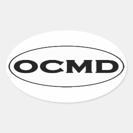 Adesivo Oval Logotipo Oval OCMD