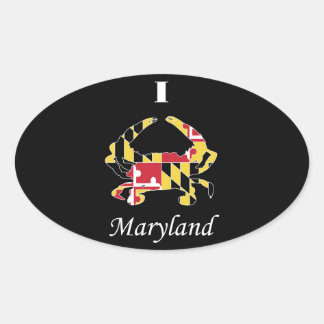 Adesivo Oval Love Maryland