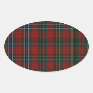 Adesivo Oval MacLean / McLean Clan Family Tartan