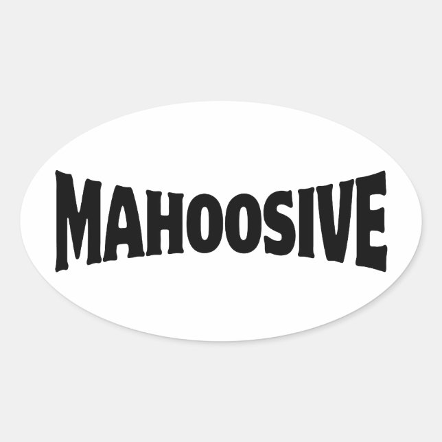 ADESIVO OVAL MAHOOSIVO (Frente)
