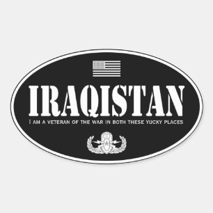 Adesivo Oval Mais velho EOD de Iraqistan