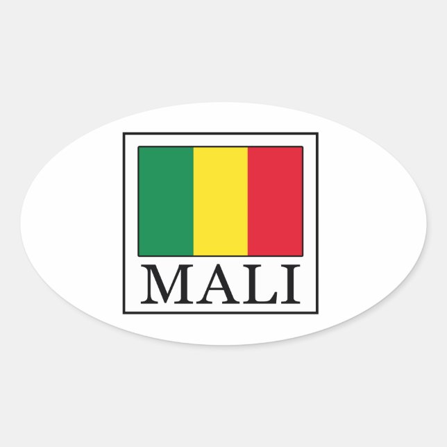 Adesivo Oval Mali (Frente)