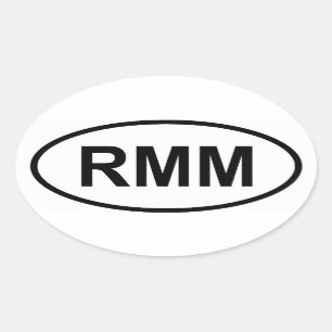 Adesivo Oval Mali "RMM"