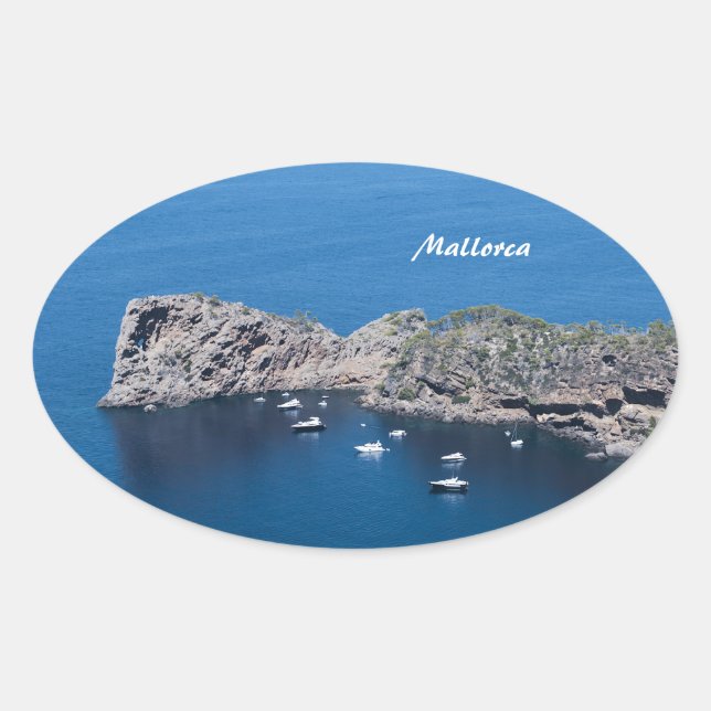 Adesivo Oval Mallorca Stickers (Frente)