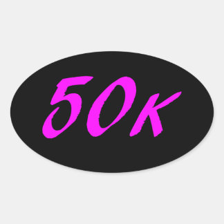 Adesivo Oval Maratona Ultra 50 K