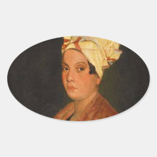 Adesivo Oval Marie Laveau: A Rainha Vodu
