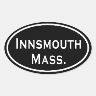 Adesivo Oval Mass. de Innsmouth
