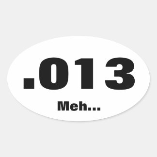 Adesivo Oval Mediocre Run