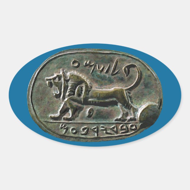 Adesivo Oval Megiddo Seal (Frente)