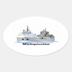 Adesivo Oval Michipicoten, cargueiro dos Excelentes